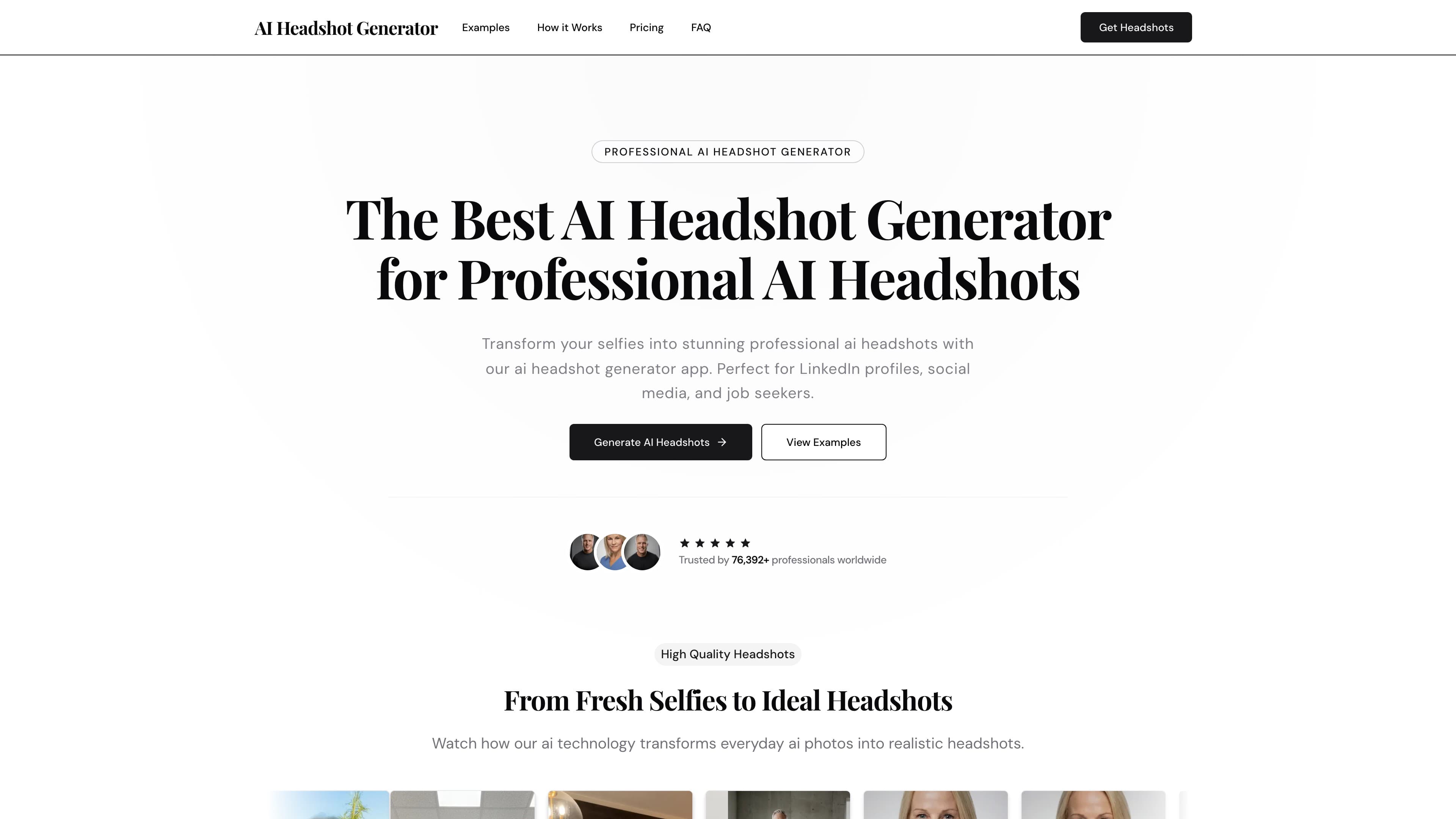 AI Headshot Generator headshot example