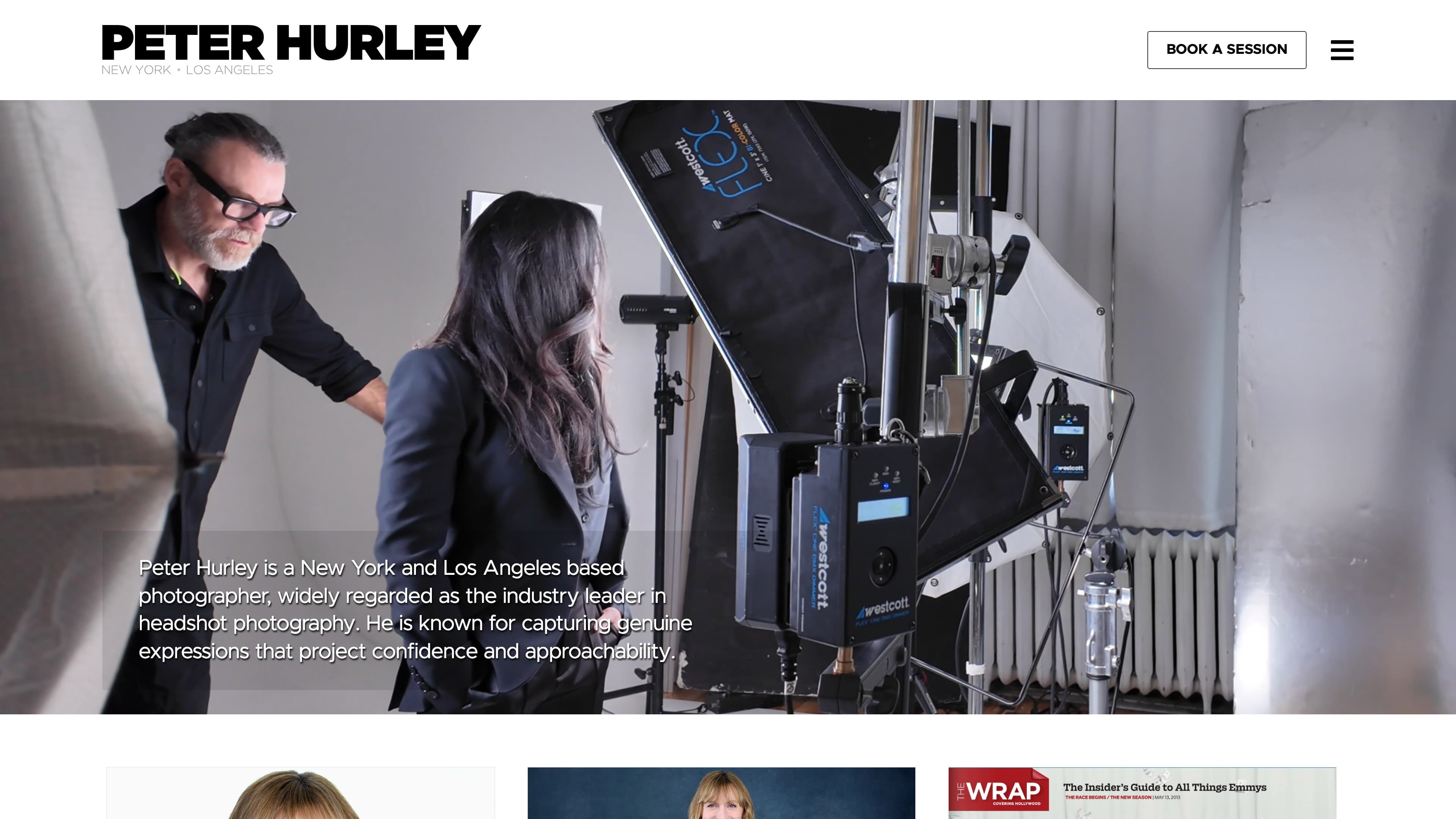 Peter Hurley Photography headshot example